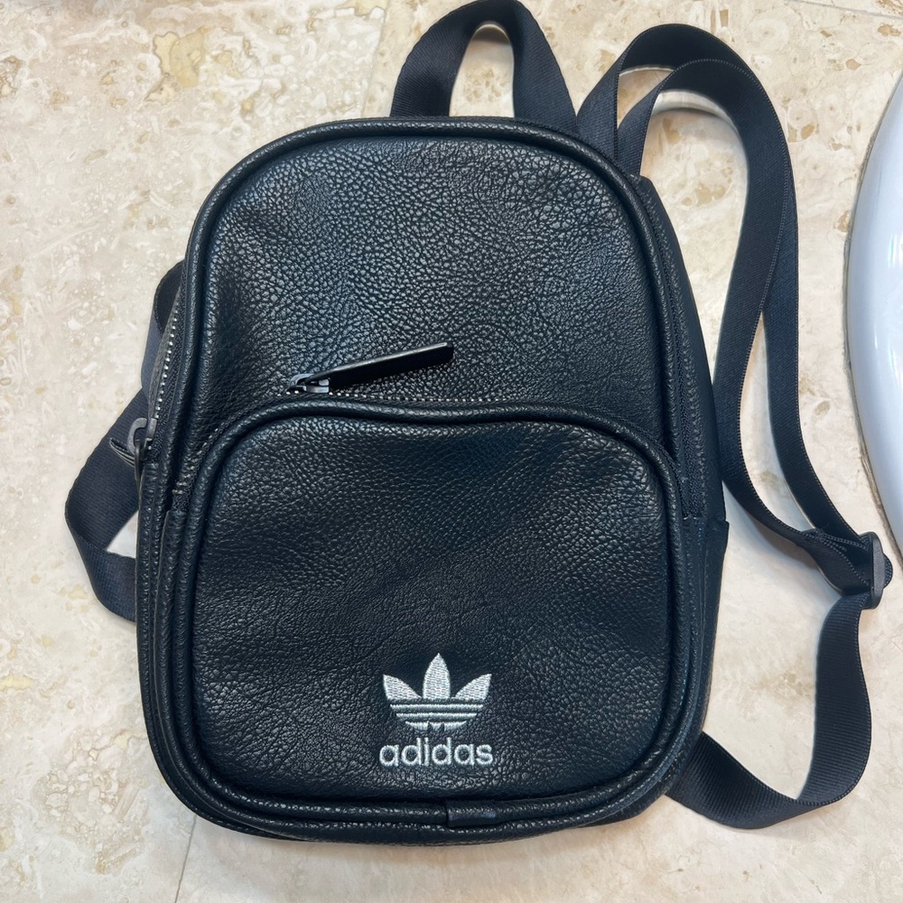 Adidas Black Backpack Compact Sporty Design